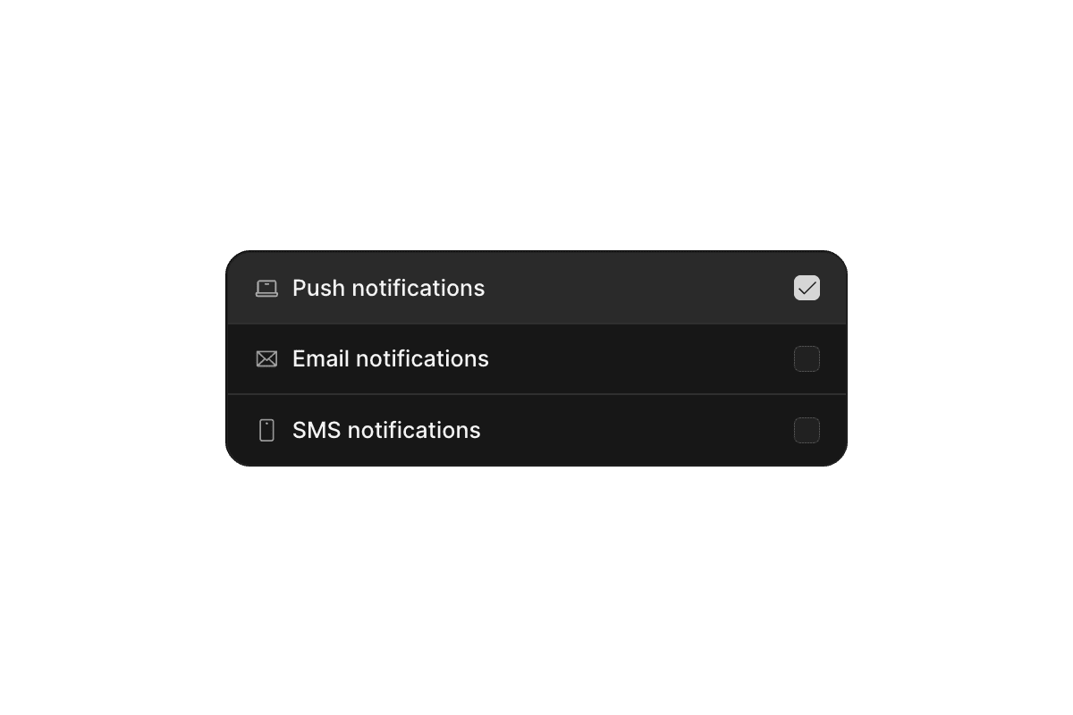 checkbox
