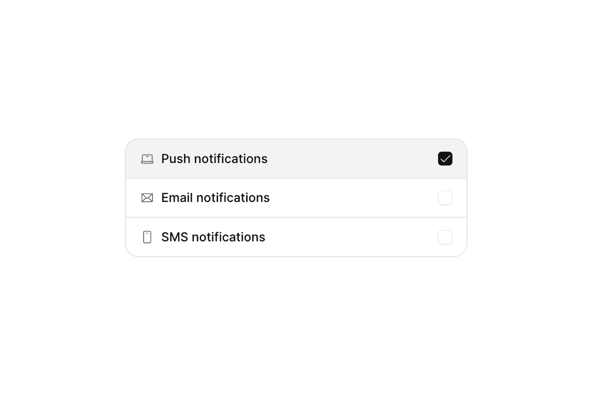 checkbox